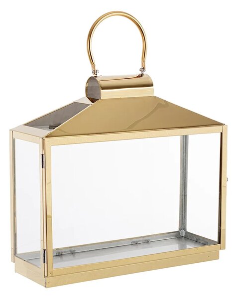 Bizzotto lanterna dekorativna iz prašno barvanega jekla 40.5 x 14.5 x 39 cm