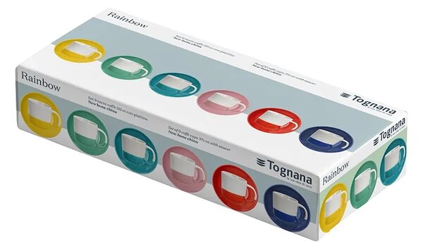 Tognana komplet skodelic za kavo iz porcelana 110 ml