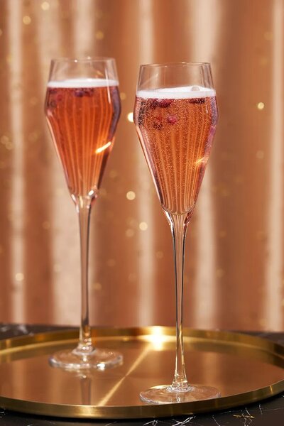 Viski komplet kozarcev na peclju za vino iz stekla 240 ml