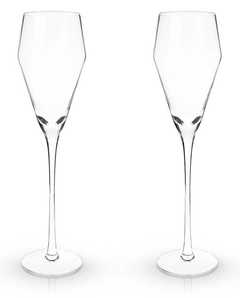 Viski komplet kozarcev na peclju za vino iz stekla 240 ml