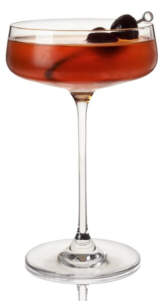 Viski komplet kozarcev na peclju za vino iz stekla 295 ml