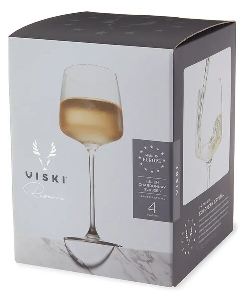 Viski komplet kozarcev na peclju za vino iz stekla 473 ml