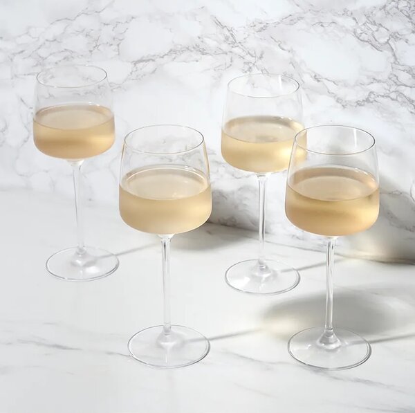 Viski komplet kozarcev na peclju za vino iz stekla 473 ml