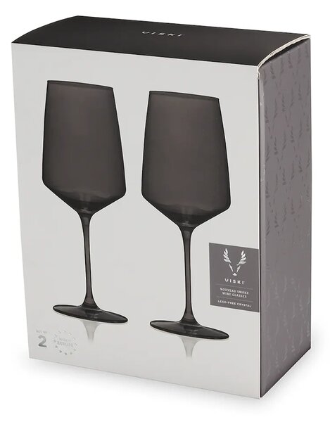 Viski komplet kozarcev na peclju za vino iz stekla 650 ml