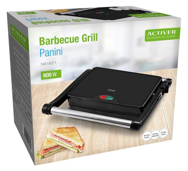 Banquet Panini aparat za pripravo sendvičev 800 W,črn