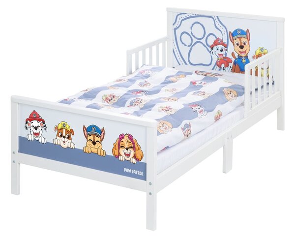 Bela/modra otroška postelja 70x140 cm Paw Patrol – Roba