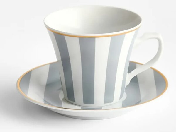 La Mania skodelica s podstavkom iz porcelana 200 ml