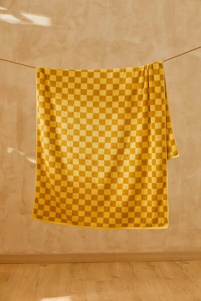 Calma House brisača za plažo bombažna 100 x 180 cm