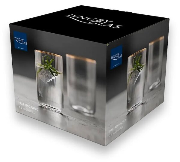 Lyngby Glas komplet kozarcev iz stekla 500 ml