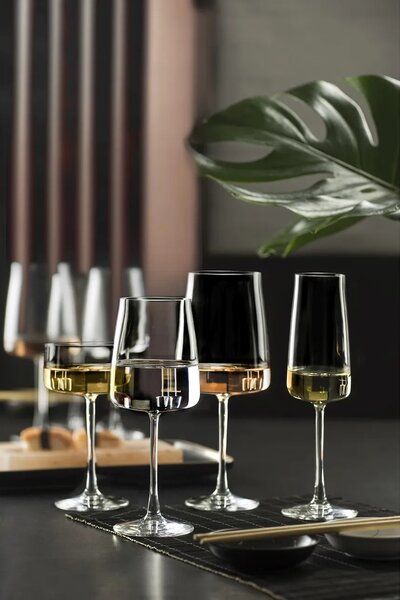 Lyngby Glas komplet kozarcev na peclju za šampanjec iz kristalnega stekla 260 ml