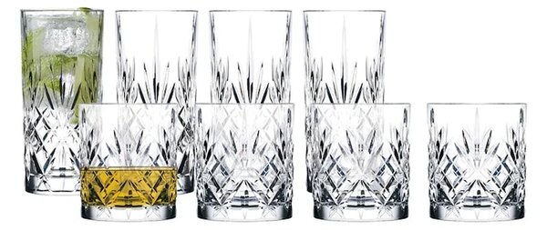 Lyngby Glas komplet kozarcev za viski iz kristalnega stekla