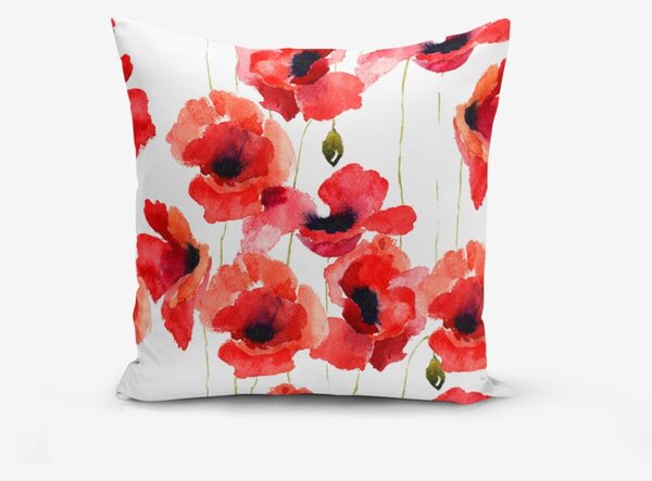 Prevleka za okrasno blazino Minimalist Cusion Covers Poppies, 45 x 45 cm