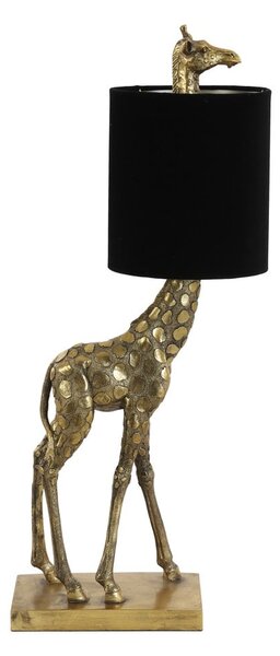 Namizna svetilka v črni in bronasti barvi (višina 61 cm) Giraffe - Light & Living