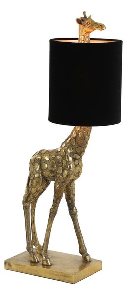 Namizna svetilka v črni in bronasti barvi (višina 61 cm) Giraffe - Light & Living