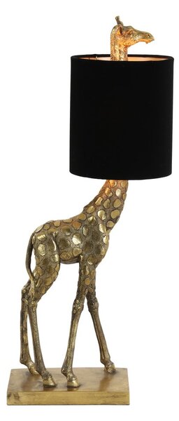 Namizna svetilka v črni in bronasti barvi (višina 61 cm) Giraffe - Light & Living