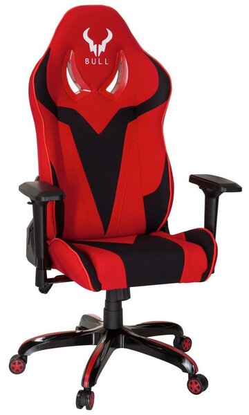 MID.YOU Gaming Stol Promoter Ii, Črna, Rdeča