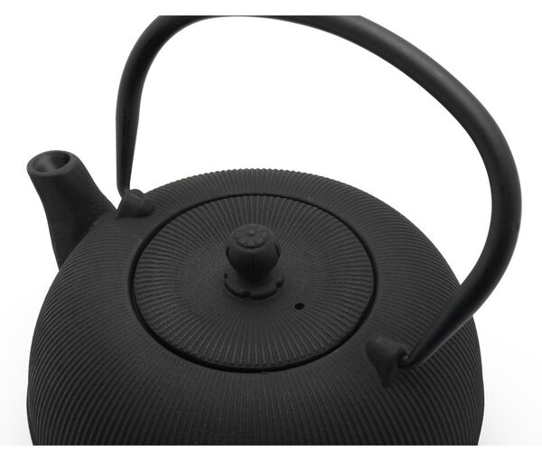 Črn porcelanast/litoželezni čajni servis Sichuan – Bredemeijer