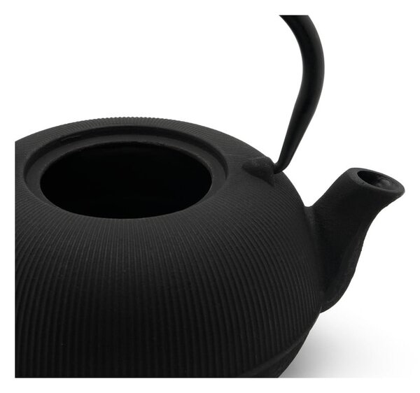 Črn porcelanast/litoželezni čajni servis Sichuan – Bredemeijer