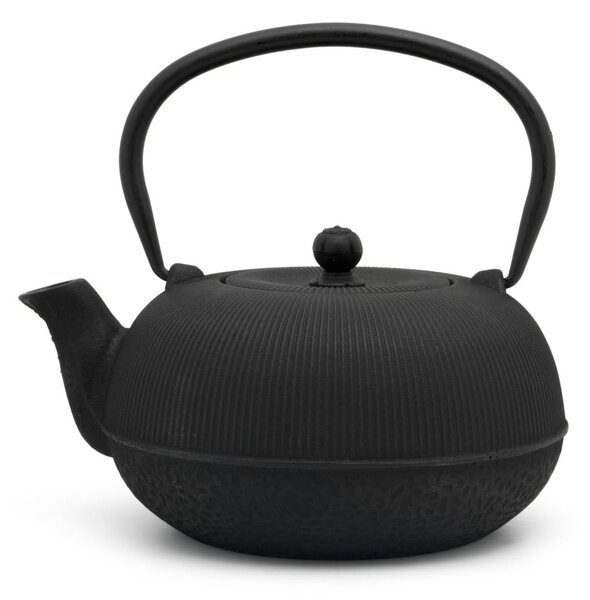Črn porcelanast/litoželezni čajni servis Sichuan – Bredemeijer