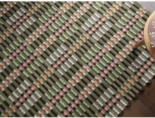Kaki zelena ročno tkana preproga 120x170 cm – Asiatic Carpets