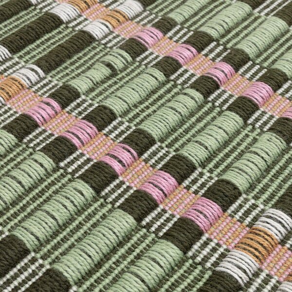 Kaki zelena ročno tkana preproga 120x170 cm – Asiatic Carpets