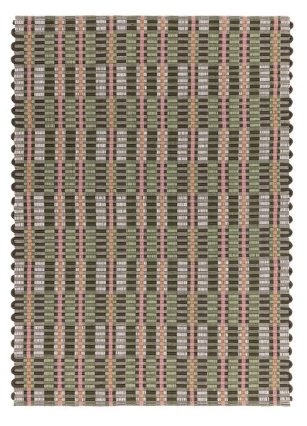 Kaki zelena ročno tkana preproga 120x170 cm – Asiatic Carpets