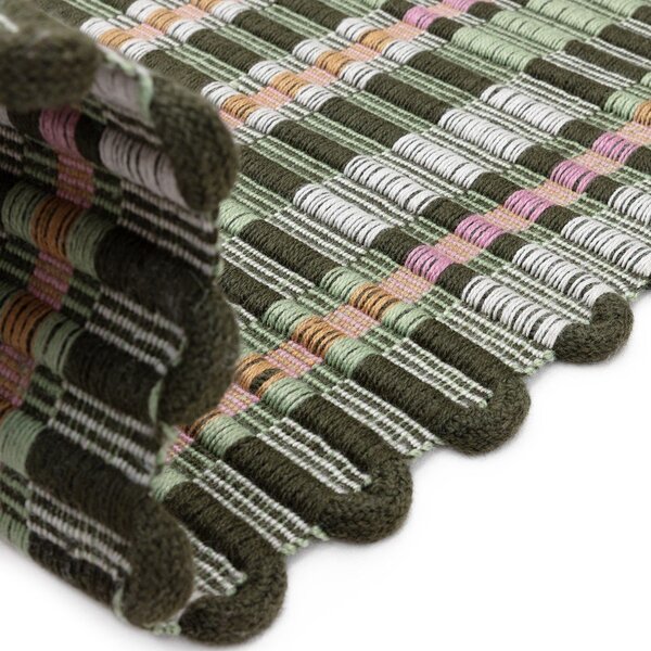 Kaki zelena ročno tkana preproga 120x170 cm – Asiatic Carpets