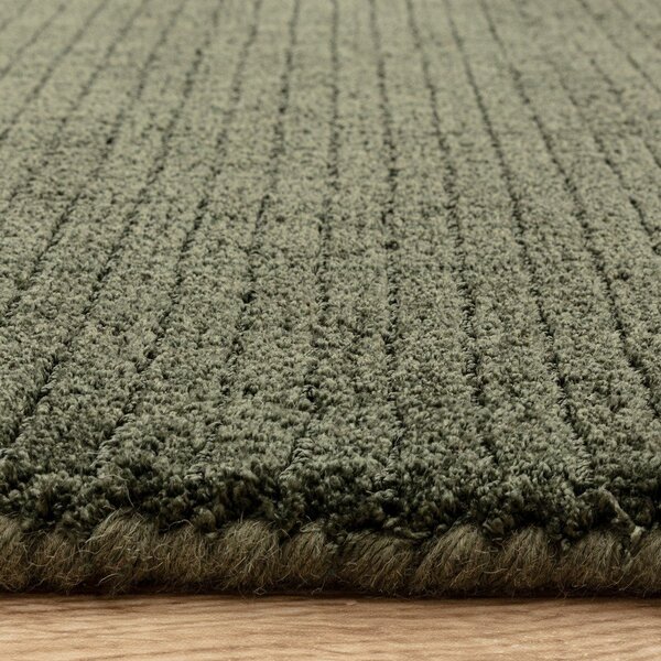 Temno zelena ročno tkana preproga 160x230 cm – Asiatic Carpets