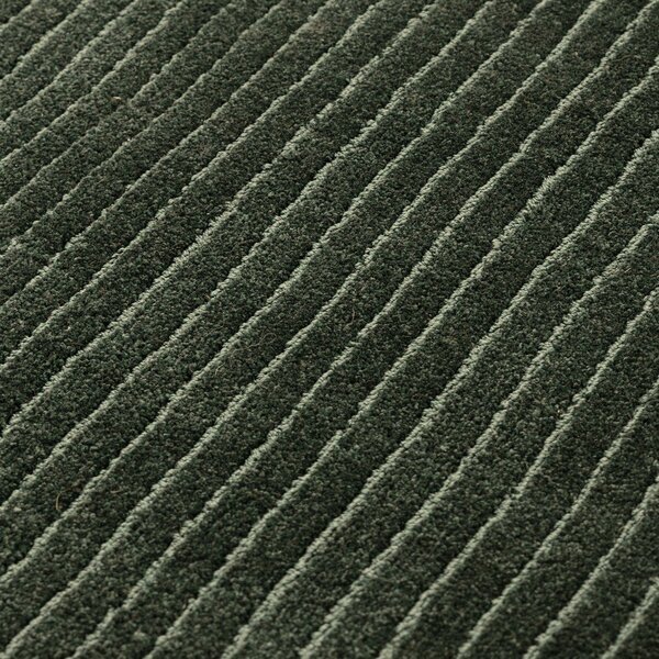Temno zelena ročno tkana preproga 160x230 cm – Asiatic Carpets