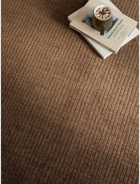 Temno rjava ročno tkana preproga 120x170 cm – Asiatic Carpets