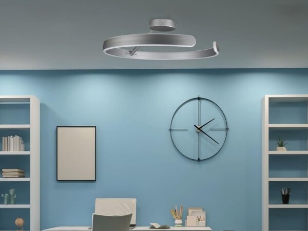 LED Zatemnitveni nadgradni lestenec LED/72W/230V 3000-6500K krom + Daljinski upravljalnik