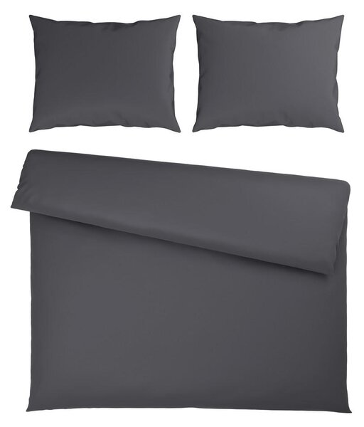 POSTELJNINA TANJA 240/220 cm saten antracit