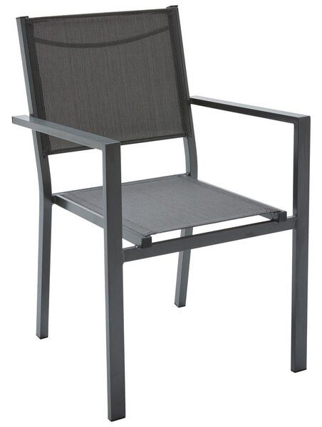 STOL aluminij siva