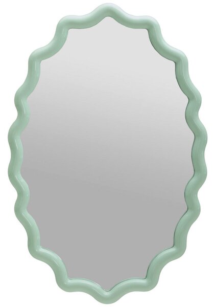 STENSKO OGLEDALO, 80/120/4,5 cm steklo, leseni material