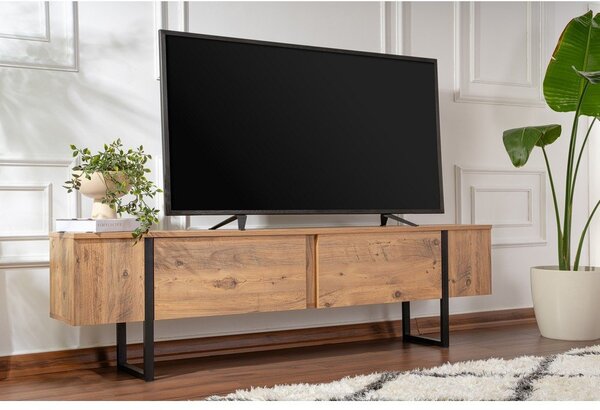 TV omarica v borovem dekorju v naravni barvi 180x50x29,5 cm Serenity – Kalune Design