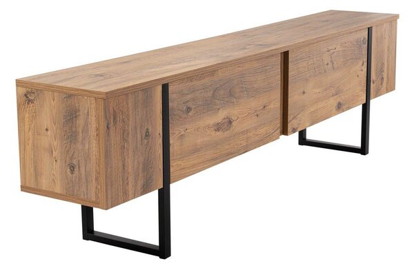 TV omarica v borovem dekorju v naravni barvi 180x50x29,5 cm Serenity – Kalune Design