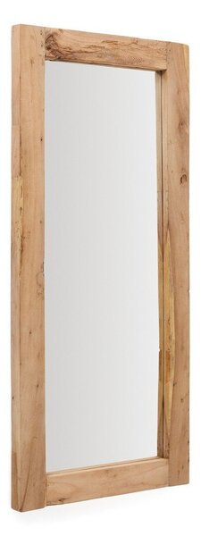 Stensko ogledalo z lesenim okvirjem 80x180 cm Maden – Kave Home