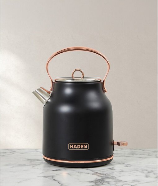 Črn grelnik vode 1,7 l Heritage – Haden