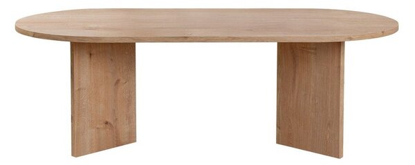 Klubska mizica v hrastovem dekorju v naravni barvi 60x119 cm Sable – Kalune Design