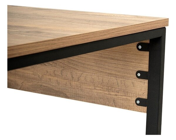 Pisalna miza v borovem dekorju 60x240 cm Twin – Kalune Design