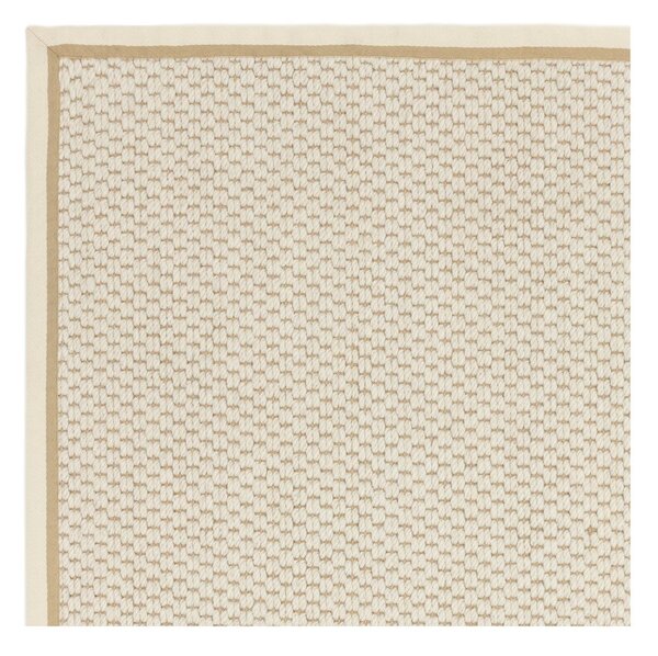 Kremno bel obojestranski ročno tkan tekač iz mešanice volne 67x240 cm Korra Double Loop – Asiatic Carpets
