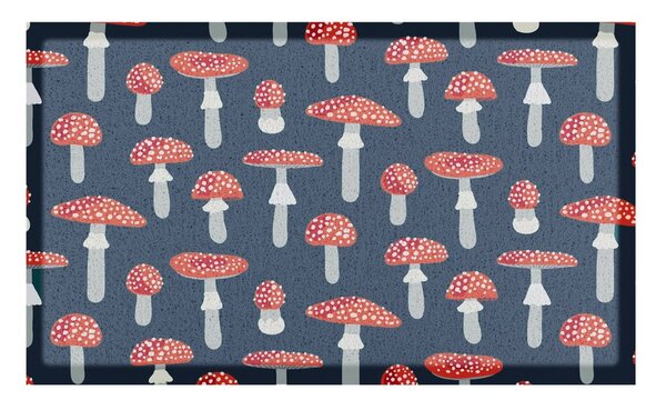 Predpražnik 40x70 cm Agaric Mushroom – Artsy Doormats