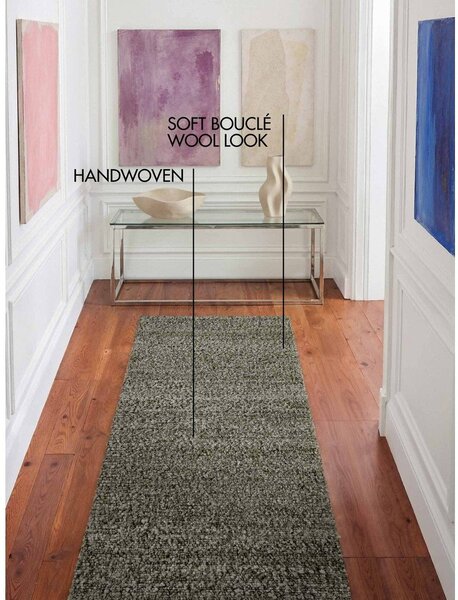 Zelen ročno tkan tekač 80x300 cm Notting Hill Portobello – Ted Baker