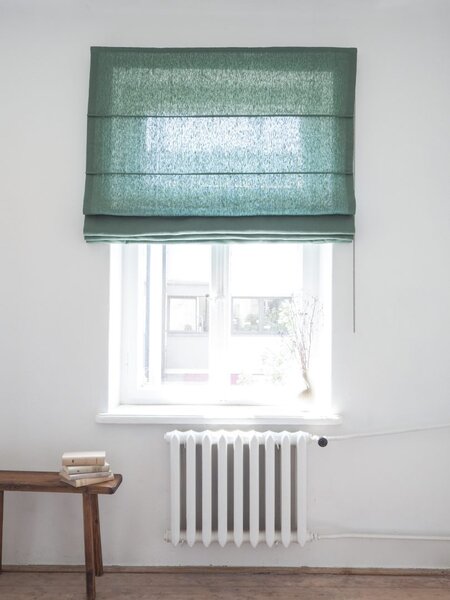 Rimska zavesa šir. 120 cm Heavy Linen 10 barv