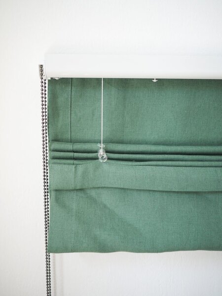 Rimska zavesa šir. 120 cm Heavy Linen 10 barv