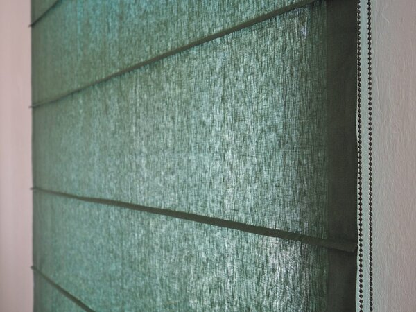 Rimska zavesa šir. 200 cm Heavy Linen 10 barv