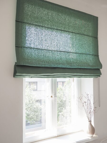 Rimska zavesa šir. 120 cm Heavy Linen 10 barv