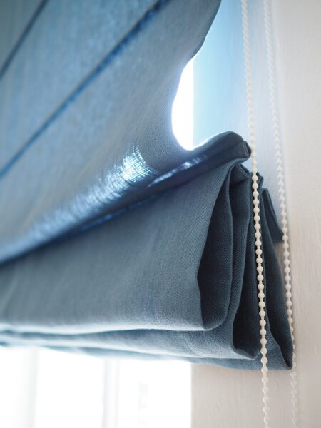 Rimska zavesa šir. 120 cm Heavy Linen 10 barv