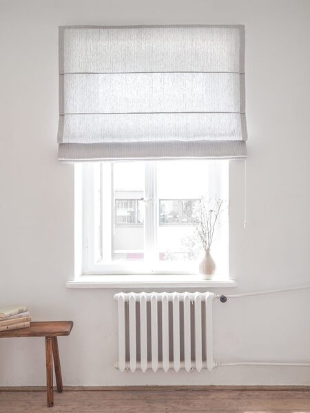 Rimska zavesa šir. 140 cm Heavy Stripes Linen