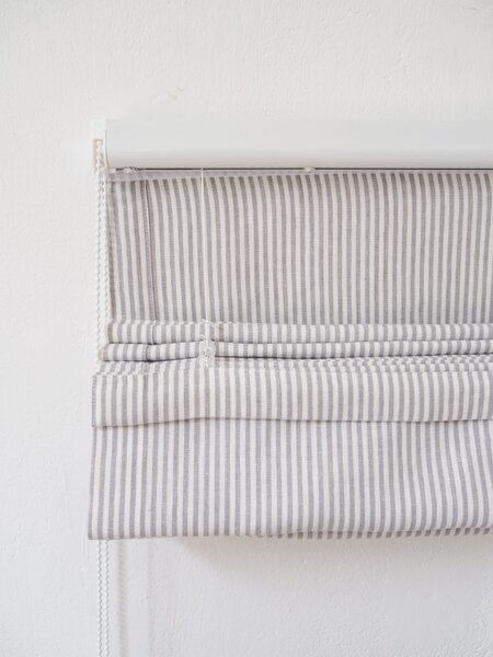 Rimska zavesa šir. 140 cm Heavy Stripes Linen